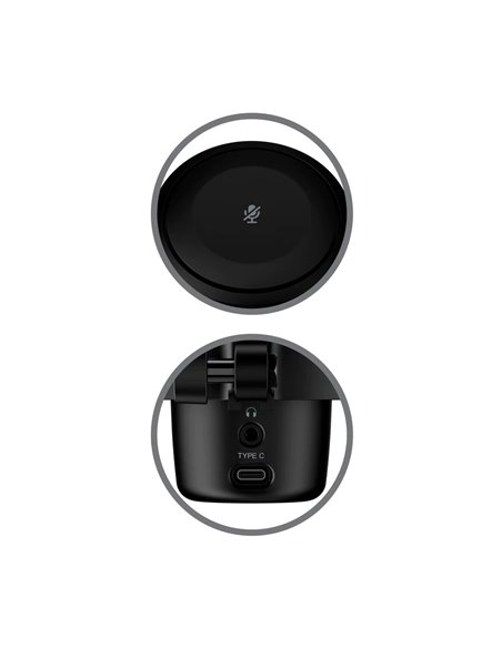 Микрофон для стриминга HyperX DuoCastt, Black, [4P5E2AA]