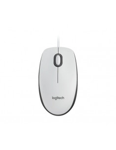 Мышь Оптическая Logitech M100, White