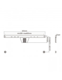 Slim TV-Wall Mount for 37-80”- Gembird ”WM-S80F-01”, Fixed, max. 50 kg, Distance TV to Wall: 17 mm, max. VESA 600 x 400, Black 2