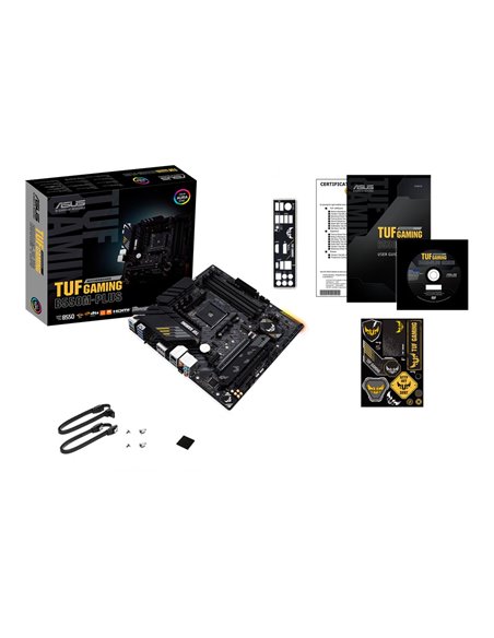 Placa de baza ASUS TUF GAMING B550M-PLUS / AM4 / B550 / DDR4 / mATX