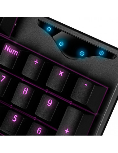 Tastatura Gaming SVEN KB-G9300 RGB / Blue switches / USB / 1.8m / Black