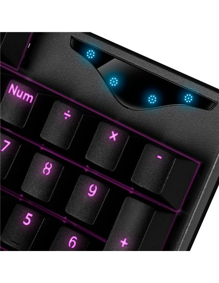Tastatura Gaming SVEN KB-G9300 RGB / Blue switches / USB / 1.8m / Black