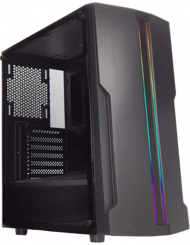 Carcasa XILENCE XILENT BLADE | X512.RGB/ w/oPSU/ Side panel/ ATX/ Black