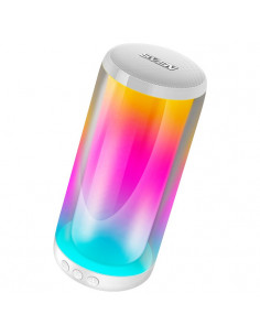 Bluetooth Портативные колонки SVEN PS-265 White / 10W RMS / TWS / RGB 12 lighting modes with Night Light / FM tuner / USB & m... 2