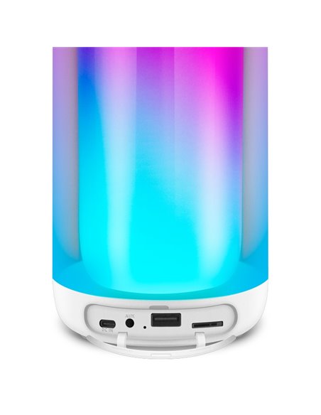 Bluetooth Портативные колонки SVEN PS-265 White / 10W RMS / TWS / RGB 12 lighting modes with Night Light / FM tuner / USB & m...
