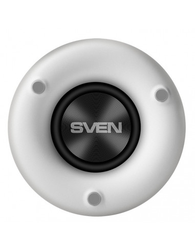 Bluetooth Портативные колонки SVEN PS-265 White / 10W RMS / TWS / RGB 12 lighting modes with Night Light / FM tuner / USB & m...