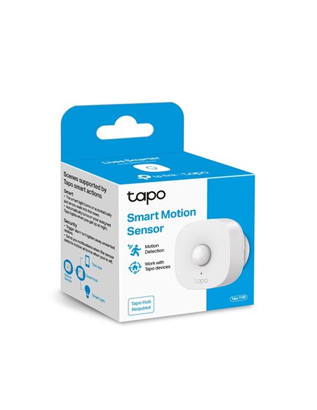 Senzor Smart de miscare TP-LINK Tapo T100, White (necesita Hub Tapo)