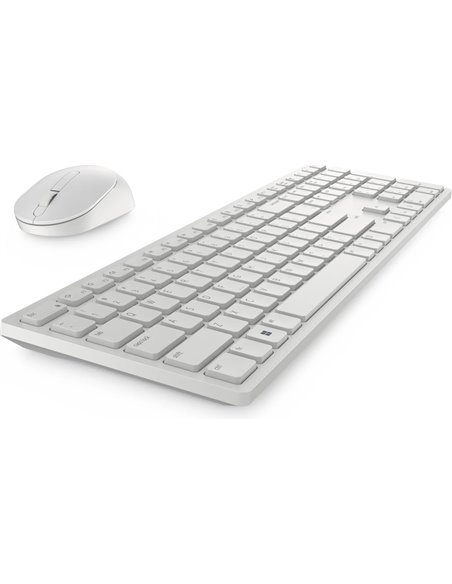 Беспроводная клавиатура и мышка Dell Pro KM5221W, White