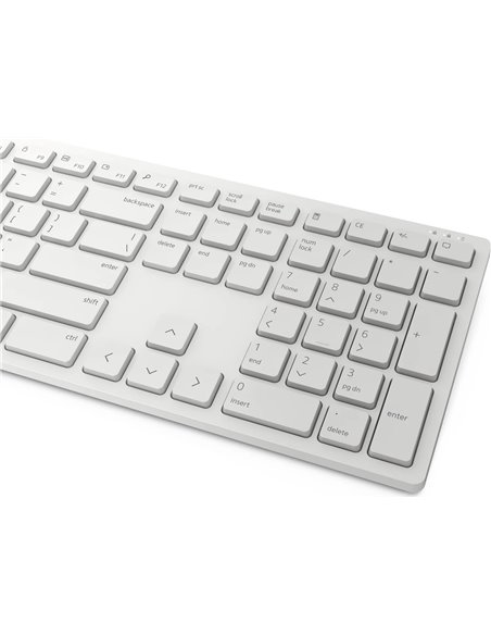 Беспроводная клавиатура и мышка Dell Pro KM5221W, White