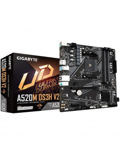 Placa de baza GIGABYTE GA-A520M-DS3H V2 / AM4 / A520 / DDR4 / mATX