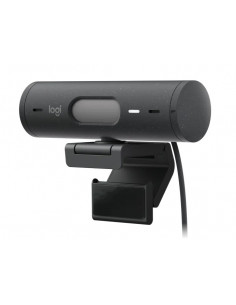 Веб-камера Logitech Brio 500 / 1080p / auto light correction / 4MP / stereo mic / USB-C / Graphite 2