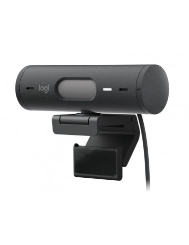 Camera web Logitech Brio 500 / 1080p / auto light correction / 4MP / stereo mic / USB-C / Graphite