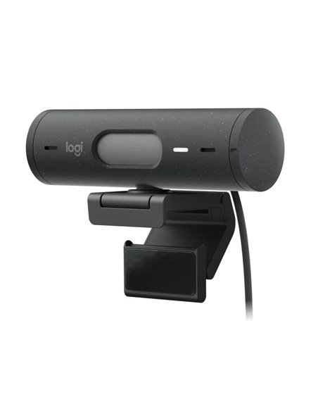 Camera web Logitech Brio 500 / 1080p / auto light correction / 4MP / stereo mic / USB-C / Graphite