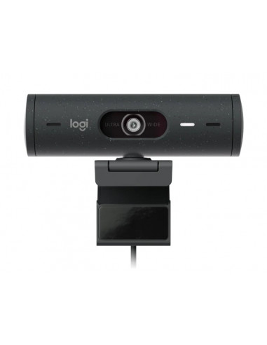Веб-камера Logitech Brio 500 / 1080p / auto light correction / 4MP / stereo mic / USB-C / Graphite