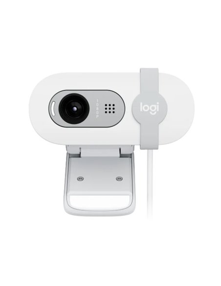 Camera web Logitech Brio 100 / 1080p/30fps / privacy shutter / mic / USB-A / Off-White