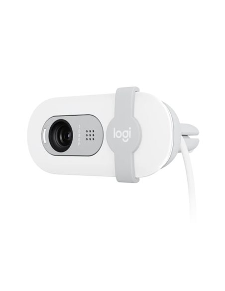 Веб-камера Logitech Brio 100 / 1080p/30fps / privacy shutter / mic / USB-A / Off-White