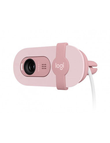 Camera web Logitech Brio 100 / 1080p/30fps / privacy shutter / mic / USB-A / Rose