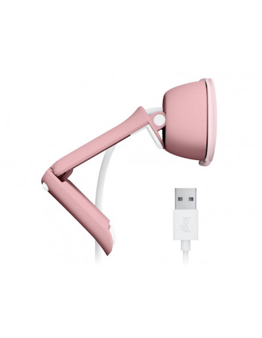 Веб-камера Logitech Brio 100 / 1080p/30fps / privacy shutter / mic / USB-A / Rose