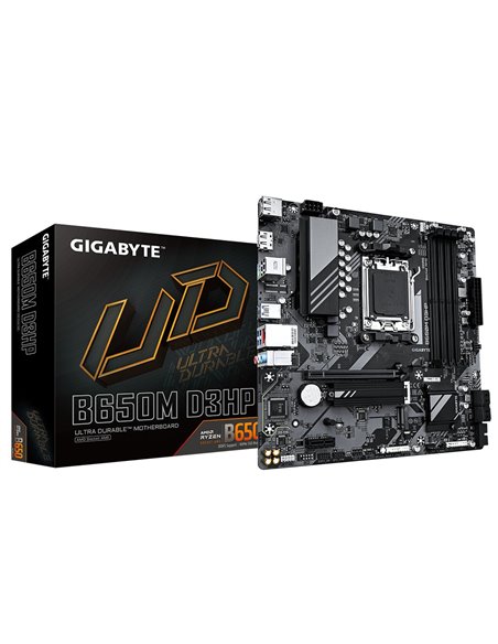 Материнская плата GIGABYTE B650M D3HP / AM5 / B650 / DDR5 / mATX