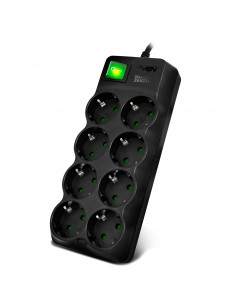 Фильтр сетевой SVEN SF-08E / 8 Sockets / 5,0m / Black
