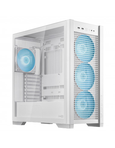 Carcasa ASUS TUF Gaming GT302 ARGB WHITE / no PSU / 4x140mm ARGB fan/ EATX/ White