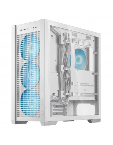 Carcasa ASUS TUF Gaming GT302 ARGB WHITE / no PSU / 4x140mm ARGB fan/ EATX/ White