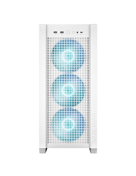 Корпус ASUS TUF Gaming GT302 ARGB WHITE / no PSU / 4x140mm ARGB fan/ EATX/ White