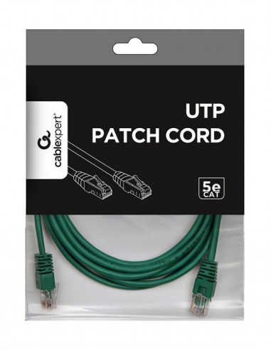 UTP Cat.5e Patch cord, 3m, Green