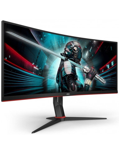 34.0” Игровой Монитор AOC CU34G2XP/BK/ Curved/ 4K/ 1ms/ 180Hz/ Black