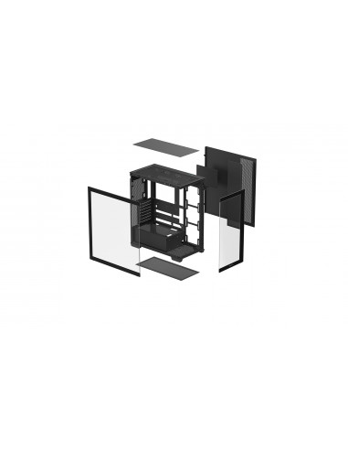 Carcasa DEEPCOOL CG580 / w/oPSU / Side-Window / ATX / Black