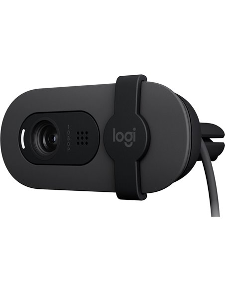 Веб-камера Logitech Brio 100 / 1080p/30fps / privacy shutter / mic / USB-A / Graphit