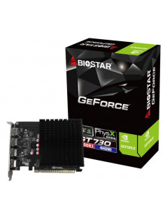 Placa video BIOSTAR GeForce GT730 / 4GB / GDDR3 / 64Bit