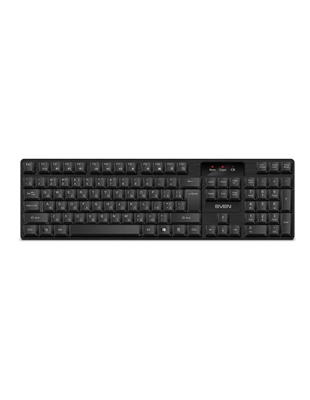 Беспроводная Клавиатура SVEN KB-C2300W, Black
