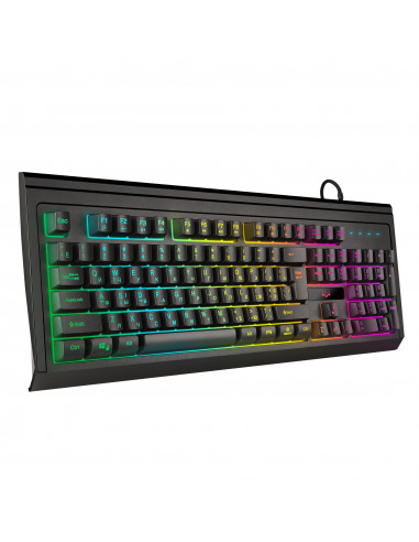 Программируемая игровая клавиатура SVEN KB-G8400 / USB / RGB backlight / Black