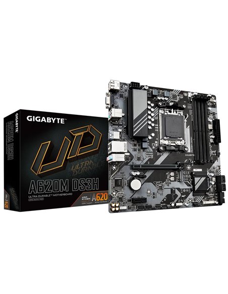 Placa de baza GIGABYTE A620M DS3H / AM5 / A620 / DDR5 / mATX