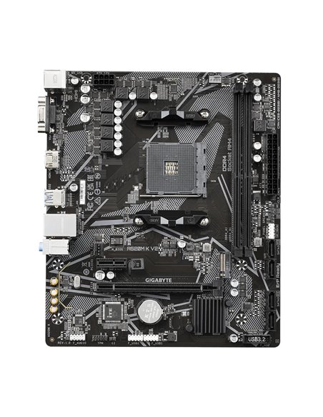 Placa de baza GIGABYTE GA-A520M K V2 / AM4 / A520 / DDR4 / mATX