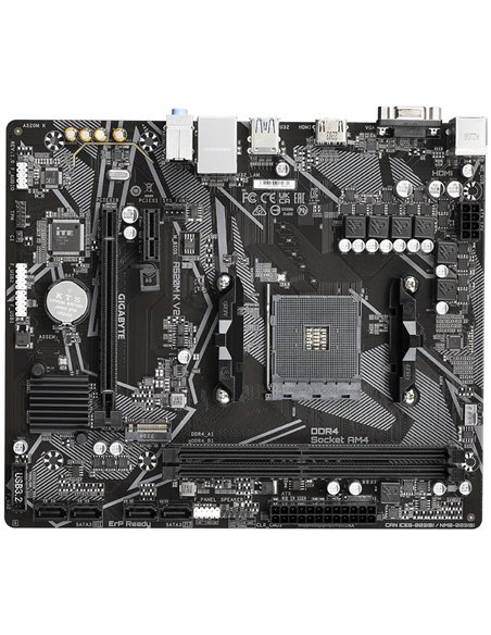 Placa de baza GIGABYTE GA-A520M K V2 / AM4 / A520 / DDR4 / mATX
