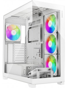 Корпус XILENCE Xilent Gleam / X818.W.ARGB/ no PSU/ Aquarium panel/ ATX/ White