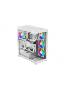 Корпус XILENCE Xilent Gleam / X818.W.ARGB/ no PSU/ Aquarium panel/ ATX/ White 2