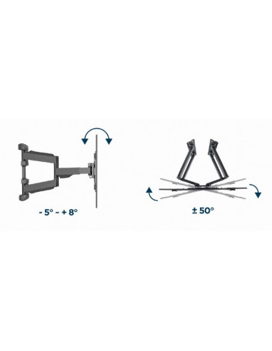 Suport TV de perete pentru 32-75”, Gembird ”WM-75ST-02”