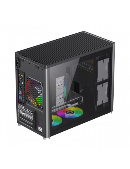 Компьютерный корпус Gamemax SPARK, Mini-Tower, Без блока питания, Серый