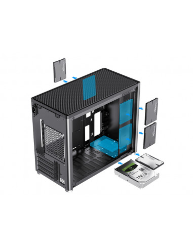 Компьютерный корпус Gamemax SPARK, Mini-Tower,...