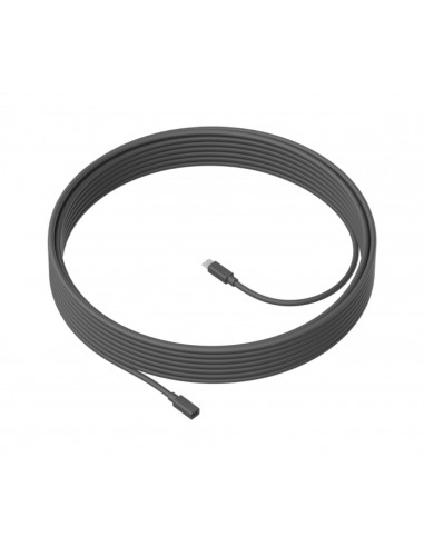 Cablu prelungitor pentru microfon Logitech MeetUp / 10m / Graphite