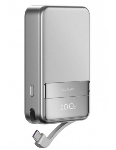 Power Bank Magnetic EcoFlow Rapid 10000/ Wireless Charging Qi2.0 15W, Bluetooth/ 10000 mAh