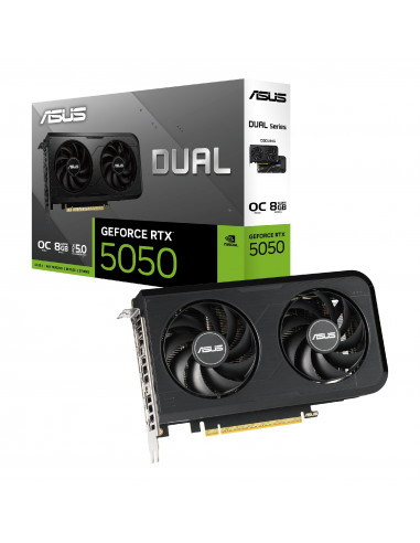 Placa video ASUS Dual GeForce RTX 5050 OC Edition / 8GB / GDDR6 / 128bit