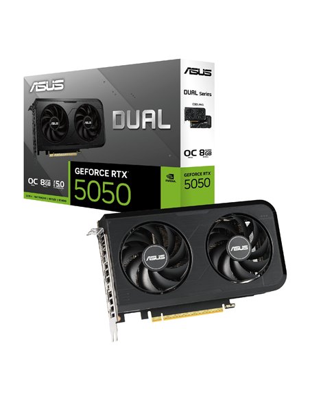 Видеокарта ASUS Dual GeForce RTX 5050 OC Edition / 8GB / GDDR6 / 128bit