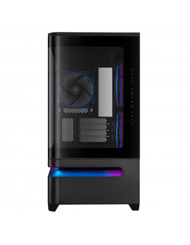 Корпус ASUS Prime AP202 ARGB Tempered Glass/ noPSU / 3x MR120 ARGB fans/ mATX / Black