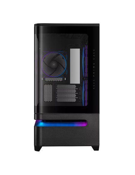 Корпус ASUS Prime AP202 ARGB Tempered Glass/ noPSU / 3x MR120 ARGB fans/ mATX / Black