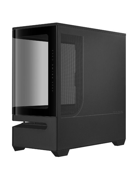 Carcasa ASUS Prime AP202 ARGB Tempered Glass/ noPSU / 3x MR120 ARGB fans/ mATX / Black