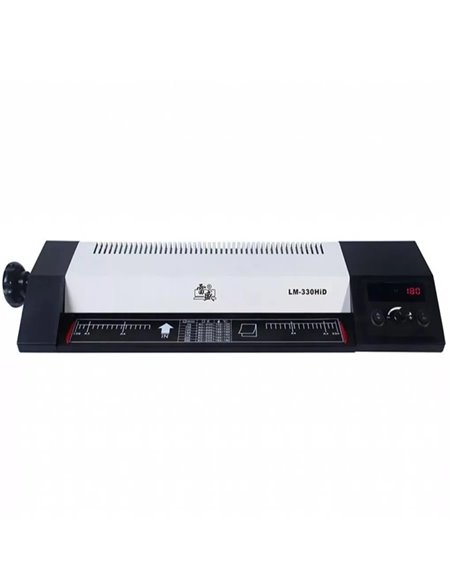 Qsmile LM330iDX A3, Black, Rollers: 2(hot shoe), Reverse, Input width: 330 mm,Speed: 55 cm/min, Min Film thickness: 160(2*80)...
